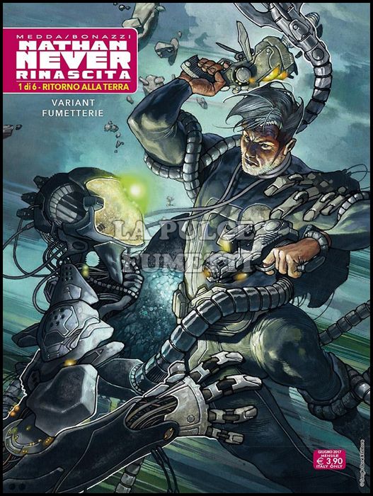 NATHAN NEVER GIGANTE #    25 - NATHAN NEVER RINASCITA 1: RITORNO ALLA TERRA VARIANT